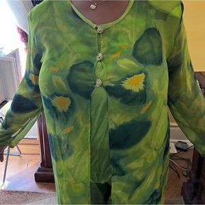 3 piece Printed Pants Set